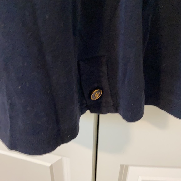 Chanel boutique vintage navy knit cutout dress with pockets - Picture 8 of 13